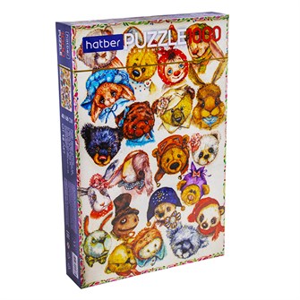 Пазл 1000 эл. Милые мордашки.Premium 23707 Hatber 832-906