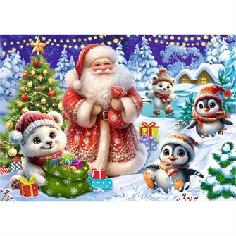 Пазл 60 Новогодние истории №4 П60-9471 934-854