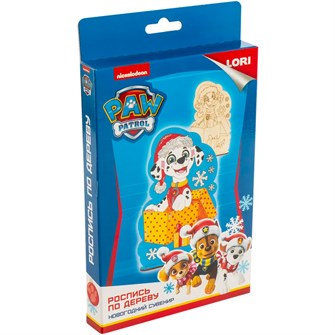 Набор ДТ Роспись по дереву. Новогодний сувенир Щенячий патруль 