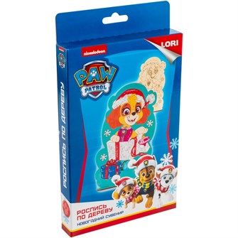 Набор ДТ Роспись по дереву. Новогодний сувенир Щенячий патруль 