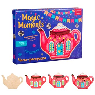 Набор ДТ Сувенирный набор ДТ Часы-раскраска, Чайные истории cl-10. 987-981