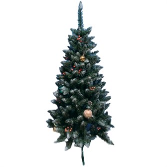 Елка Елизавета заснеженная с шишкой 210 см. /Алмаз/ Елснш-210 751-400