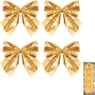 {{photo.Alt || photo.Description || 'Елочное украшение Бант 4шт. золотой FG240517074M-3'}}