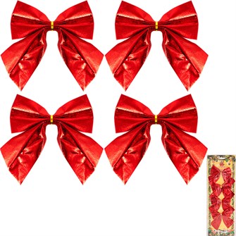 {{photo.Alt || photo.Description || 'Елочное украшение Бант 4шт. красный FG240517074M-1'}}