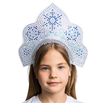 Кокошник Снегурочка Танюшка /Пуговка/ 752-443