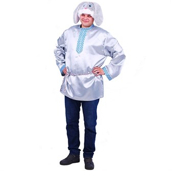 Карнавальный костюм Заяц Степаныч взр. р.176-54-56 /Пуговка/ 650-228