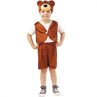Карнавальный костюм Медведь Потапик р.128-64 /плюш/Пуговка/ 652-916