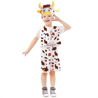 Карнавальный костюм Теленок Гаврюша р.110-56 /плюш/Пуговка/ 652-564