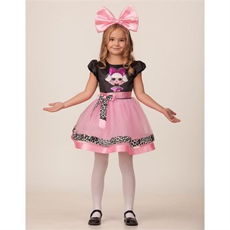 Карнавальный костюм Прекрасная Дива р.128-64 /текстиль/Батик/ 652-478