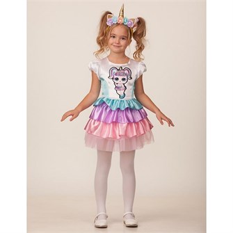 Карнавальный костюм Единорожка р.122-64 /текстиль/Батик/ 652-467