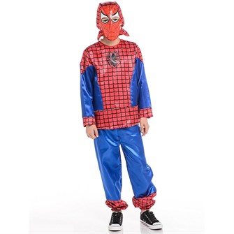 Карнавальный костюм Человек Паук р.140-68 /текстиль/Батик/ 750-456