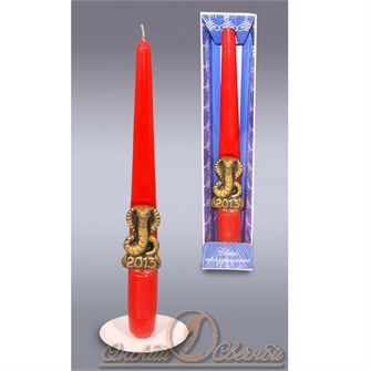 Свеча Античная 5242 с барельефом Змея 2013г 450-166