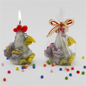 Свеча 16174 Веселый петушок /Melpro/ 551-254