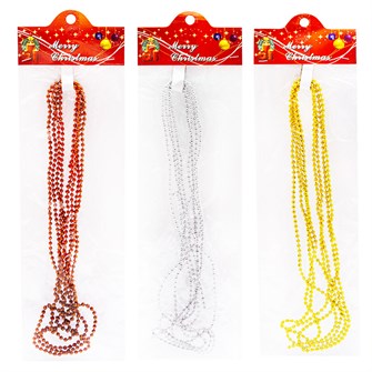 Бусы 2,7 м. 4мм. 141-674S СТОК 750-235