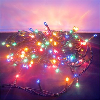 Электрическая гирлянда Нить 100л LED 1реж 3,5м микс 141-1737H 550-193