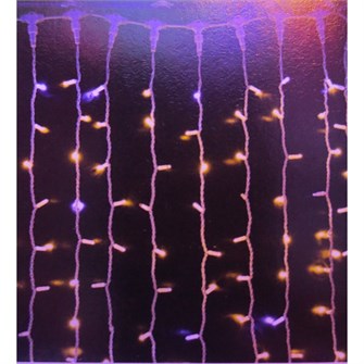 Электрическая гирлянда Занавес 240л 2х3м цветной 141-135М СТОК 552-383