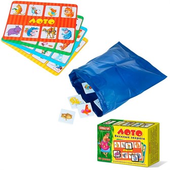 Лото Веселые зверята 00905 /16/ 110-645