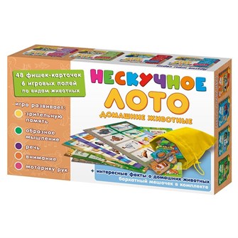 Нескучное лото Домашние животные 8233 711-468