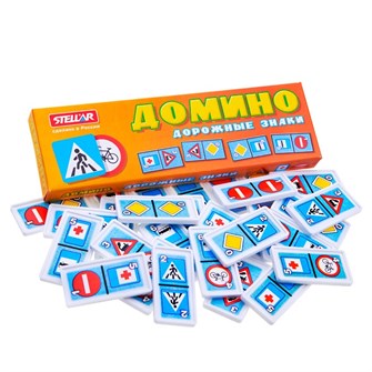 Домино Дорожные знаки мал. 00008 /28/ 111-231