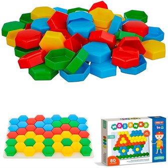 Мозаика d 40мм 80 дет 01009 Стеллар /10/ 111-399