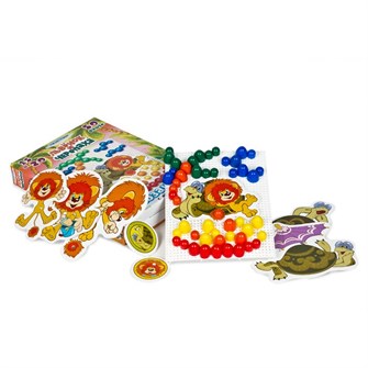 Мозаика Львенок и Черепаха 50 фишек с апликацией 01412 312-744