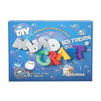 Набор для опытов и экспериментов.Юный химик Мыло Craft.Sea friends.Акватика 894 711-872