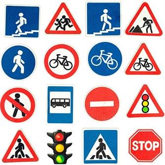 Развивающая игра из фетра Дорожные знаки ДМ LIP1254 983-444