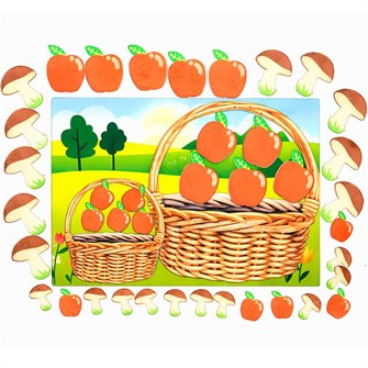 Игра Математическое лукошко фетр LIP1267 810-425