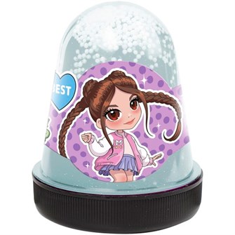 Лизун Slime Милана Хаметова белый капсула 130 гр. SLM313 148-820