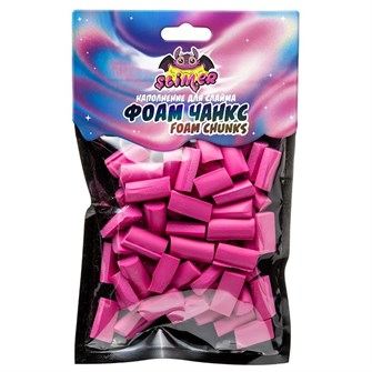 Наполнение для слайма ФОАМ ЧАНКС Foam Chunkc Ярко-розовый SSS30-14 ТМ" Slimer" СТОК 449-581
