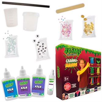 Лизун Slime Набор большой для девочек Лаборатория 300гр. SS300-5 448-955