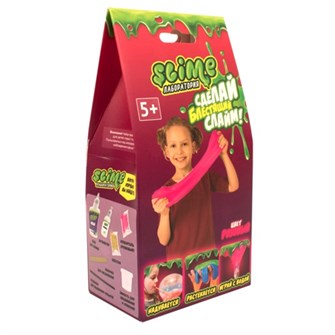 Лизун Slime Набор малый для девочек Лаборатория,розовый 100гр. SS100-2 448-952