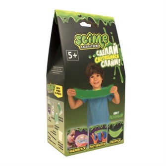 Лизун Slime Набор малый для мальчиков Лаборатория,зеленый100гр. SS100-4 448-950