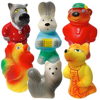 Набор резиновых игрушек Заюшкина избушка СИ-355 147-875