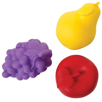 Набор резиновых игрушек Фруктов №2  С-1432 Огонек /6/ 449-948