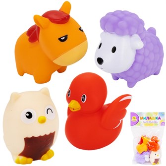 {{photo.Alt || photo.Description || 'Набор резиновых игрушек для ванны Levatoys 100-CYSDK в пак.'}}