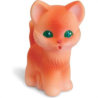 Резиновая игрушка Котенок Рыжик С-354 Огонек /30/ 147-413