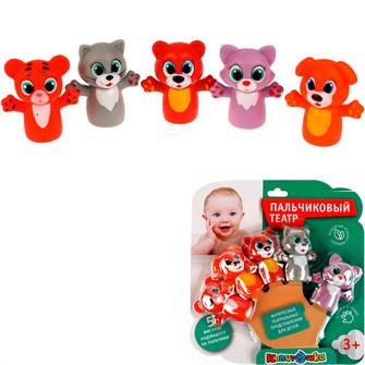 {{photo.Alt || photo.Description || 'Резиновая игрушка Пальчиковый театр Животные 5шт LX-PT-ST01'}}