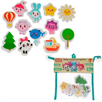 {{photo.Alt || photo.Description || 'Набор резиновых игрушек для ванны Набор стикеров ЕВА.Малышарики EV12-ML'}}