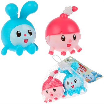 {{photo.Alt || photo.Description || 'Набор резиновых игрушек для ванны Малышарики Крошик и Нюшенька LX-ST1710-1708'}}