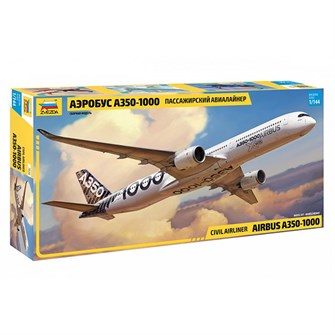 Сборная модель 7020 Пассажирский авиалайнер Аэробус А-350-1000 142-251