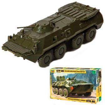 Сборная модель 3558 Советский БТР-80 141-133