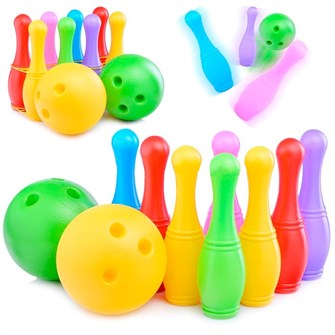 Кегли 8+2 с большими шариками 3-436 253-618