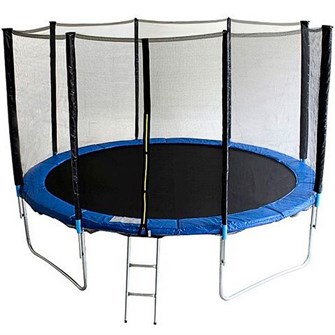 Батут 366см JC-12FT, с ограждением, до 120кг 654-622