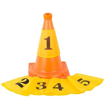 Набор сменных номеров на конус (1-5) У678 /10/ 555-731