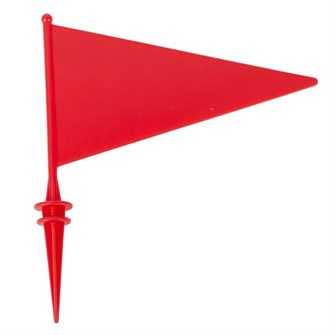 Флажок разметочный H 21см У987 /100/ 555-850