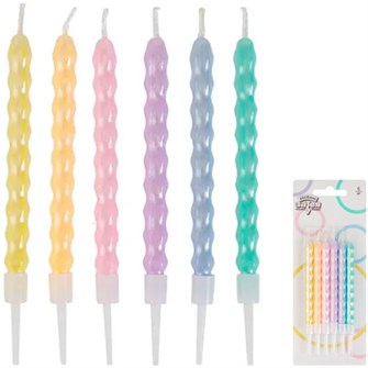 {{photo.Alt || photo.Description || 'Свечи для торта Косичка Пастель перлам 10см 6шт'}}