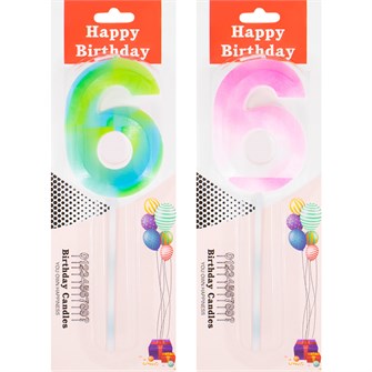 {{photo.Alt || photo.Description || 'Свеча для торта Цифра 6 в ассорт. FG240525064L-7'}}