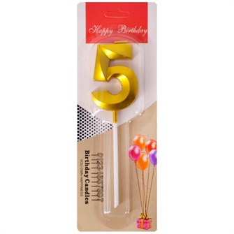 Свеча для торта Цифра 5 141V-443 561-159