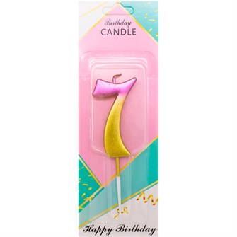 Свеча для торта Цифра 7 141V-414 462-538